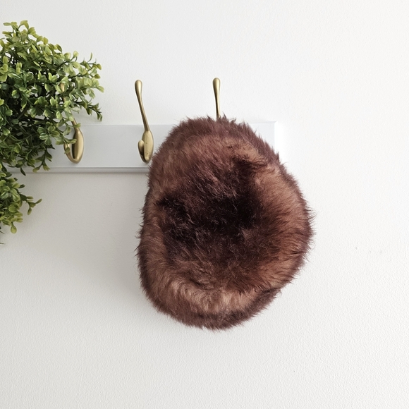 Antique 1930s–40s Italian Lambskin Shearling Fur Hat Estate Find Made in Italy